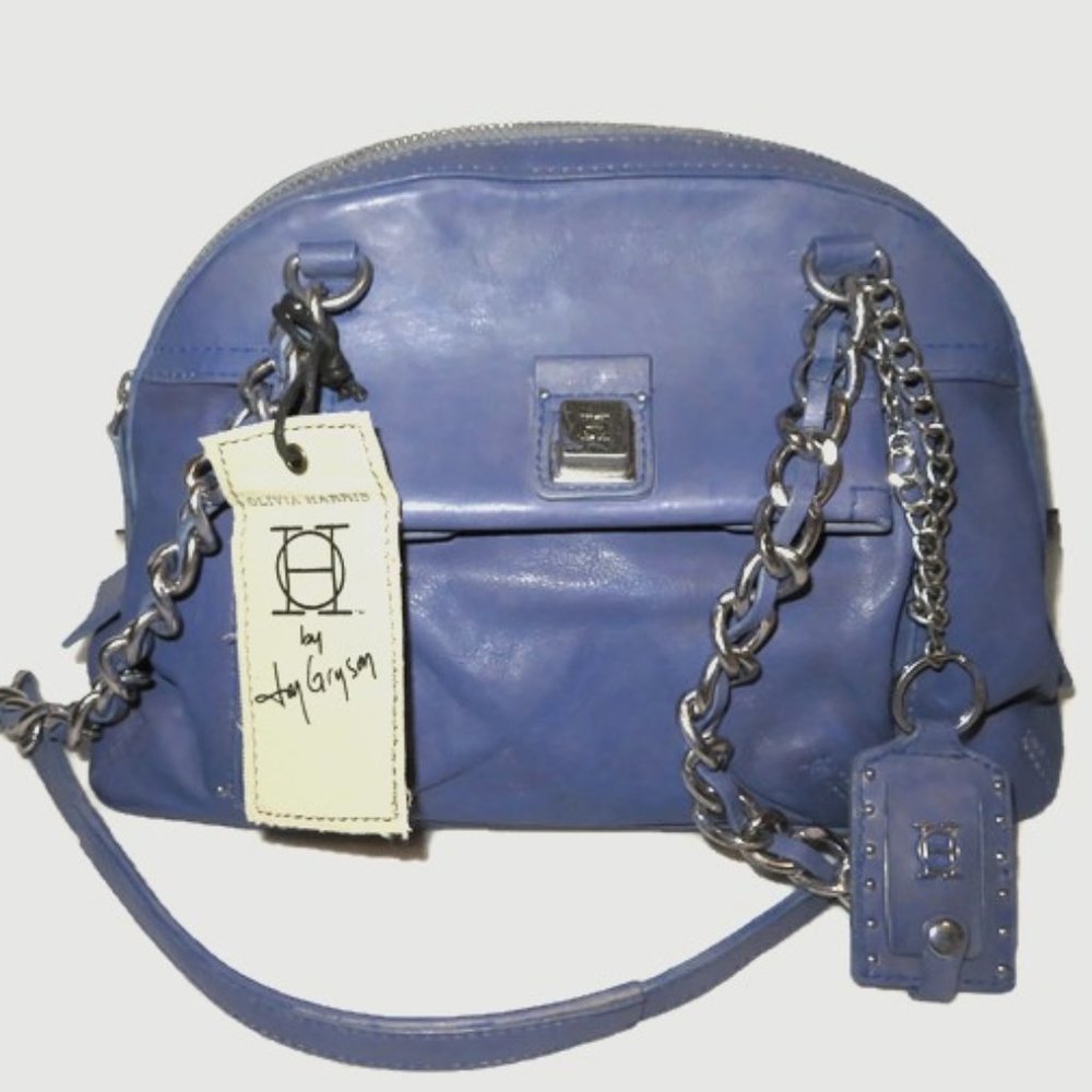 Olivia Harris Le Ti Chain Strap Small Bowler Bag